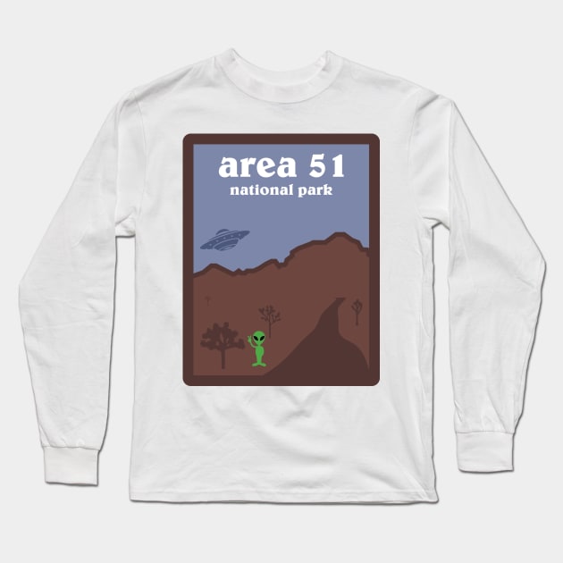 Area 51 National Park Long Sleeve T-Shirt by Jcaldwell1